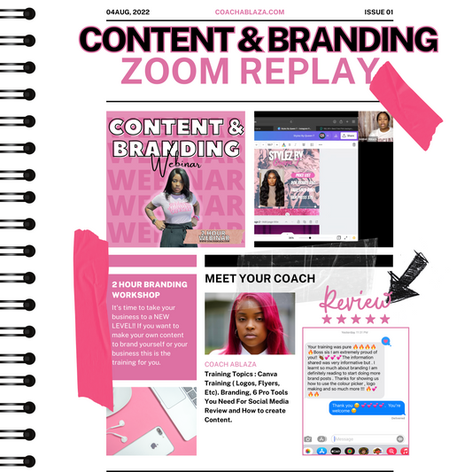 Content & Branding Zoom Replay